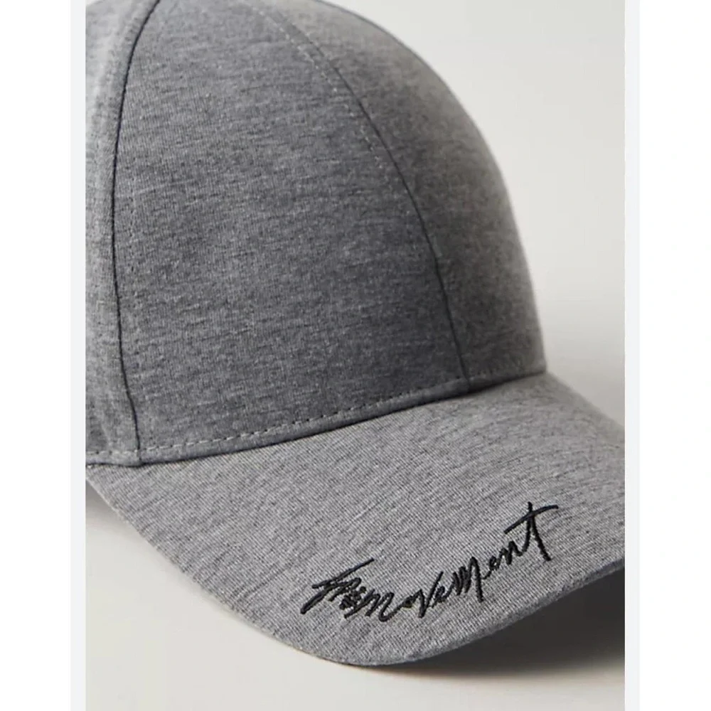 3306. FREE PEOPLE Warm Up Baseball Hat in Heathered gray NWT $38 - Picture 5 of 5